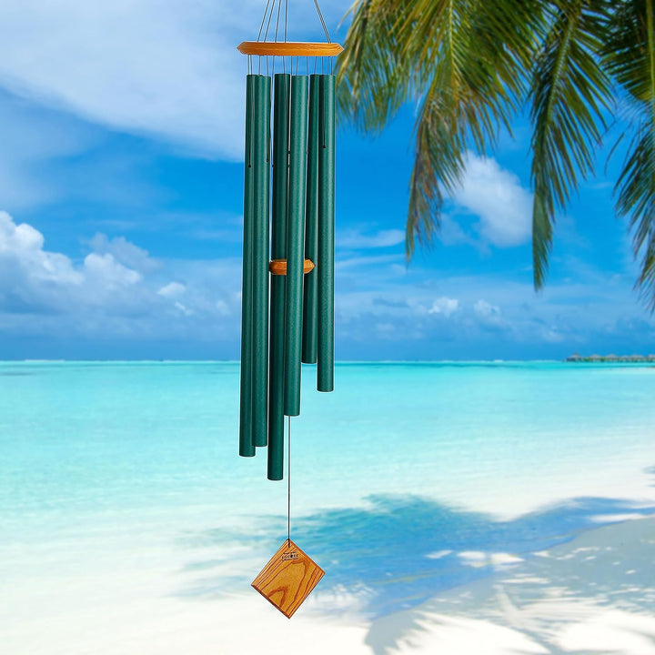 Woodstock Chimes Encore Collection DCV54 Windspiel mit Grünspan-Motiv, 137 cm (54 Zoll) Grünspanfarb