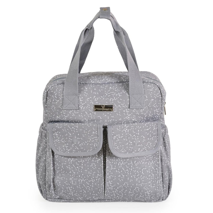 Cangaroo Wickeltasche Mivida Clips Wickelunterlage Reissverschluss Schultergurte grau, Grau