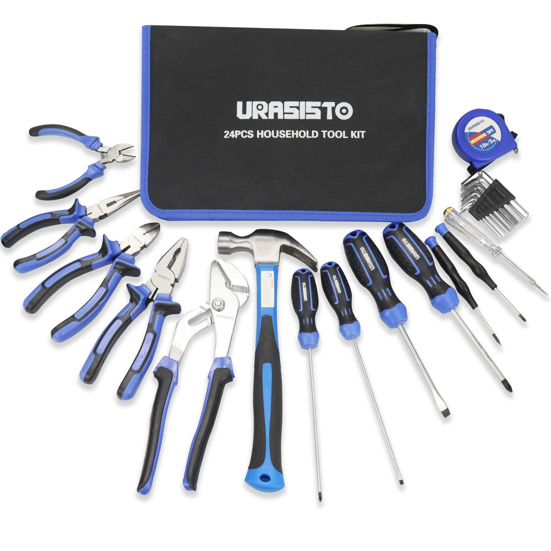 Werkzeugset Universal und Haushalts-Werkzeugkoffer 24-teilig Werkzeugsatz Mechaniker, perfekt für le