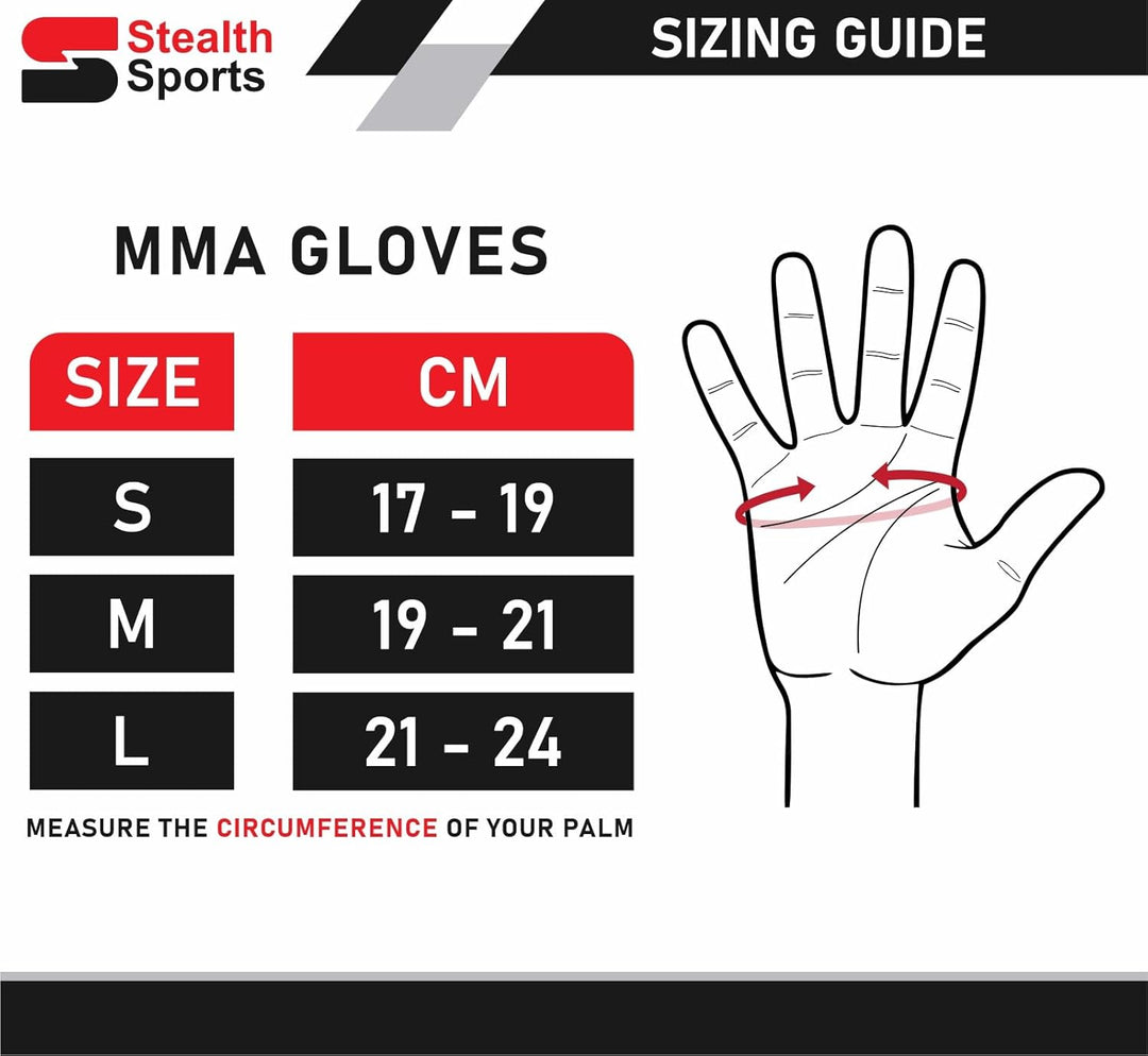 MMA-Handschuhe für Männer und Frauen, 12 mm Dickes PU-Leder, Grappling-Handschuhe, Muay Thai, Kickbo
