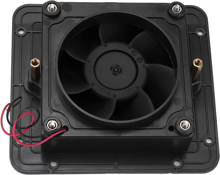 EVGATSAUTO Abluftventilator, 12-V-Entlüftungsventilator mit Motor, 7 Flügel, Starker Wind, Zubehör f