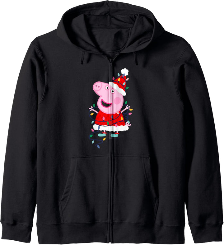 Peppa Pig Christmas Lights Kapuzenjacke
