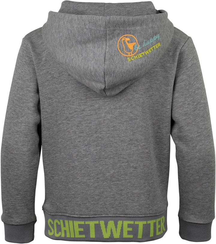 SCHIETWETTER Unisex Kinder Hoodie Haifisch Jost, Kapuzenpullover für Mädchen und Jungs, Sweater mit
