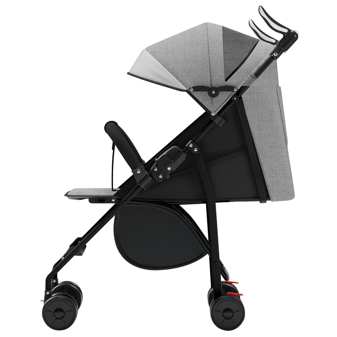 Buggy Kinderbuggy, klappbar 360° Liegebuggy, Sportwagen Faltbar,Kinderwagen,Eva-Schaum-Räder, Moskit