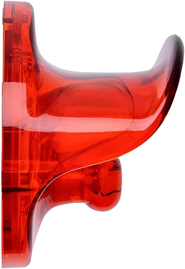 Kartell Gancio, Kleiderbügel, Orange rot, Transparent Rosso, Rosso