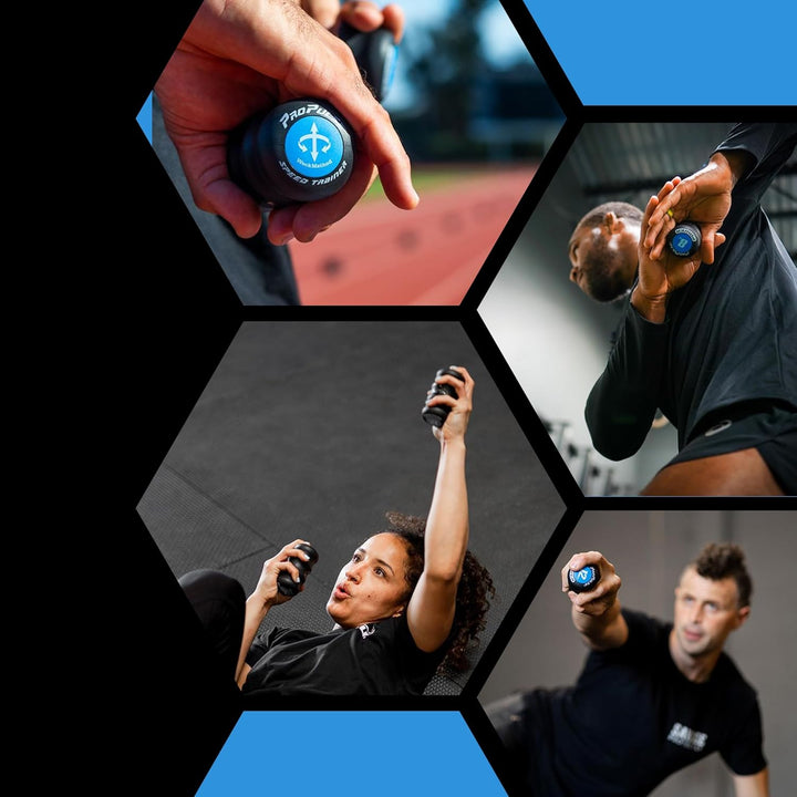 WeckMethod Propulse Speed Trainer - Handgewichte für Workout, Laufen, Gehen, Boxen, Physiotherapie,