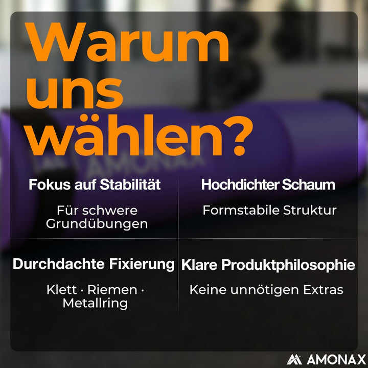 Amonax langhantel polster, extra dicke nackenpolster langhantel- Barbell Pad nackenschutz für hip th