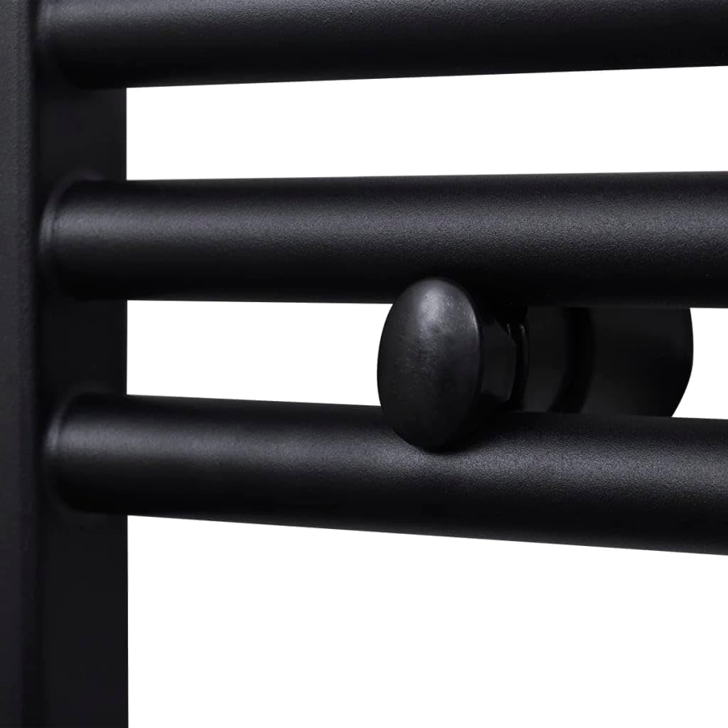 vidaXL Handtuchheizkörper Badheizkörper Handtuchheizer Badheizung 500 x 764 mm 500 x 764 mm Schwarz,