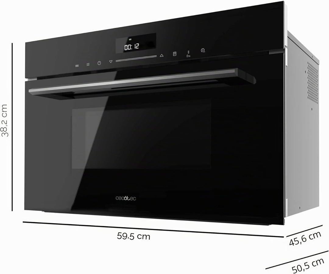 Cecotec Einbau-Mikrowellenofen 60x50cm Bolero Hexa MWO703800 Line. 2300W (max.), 34L, Mikrowellenfun