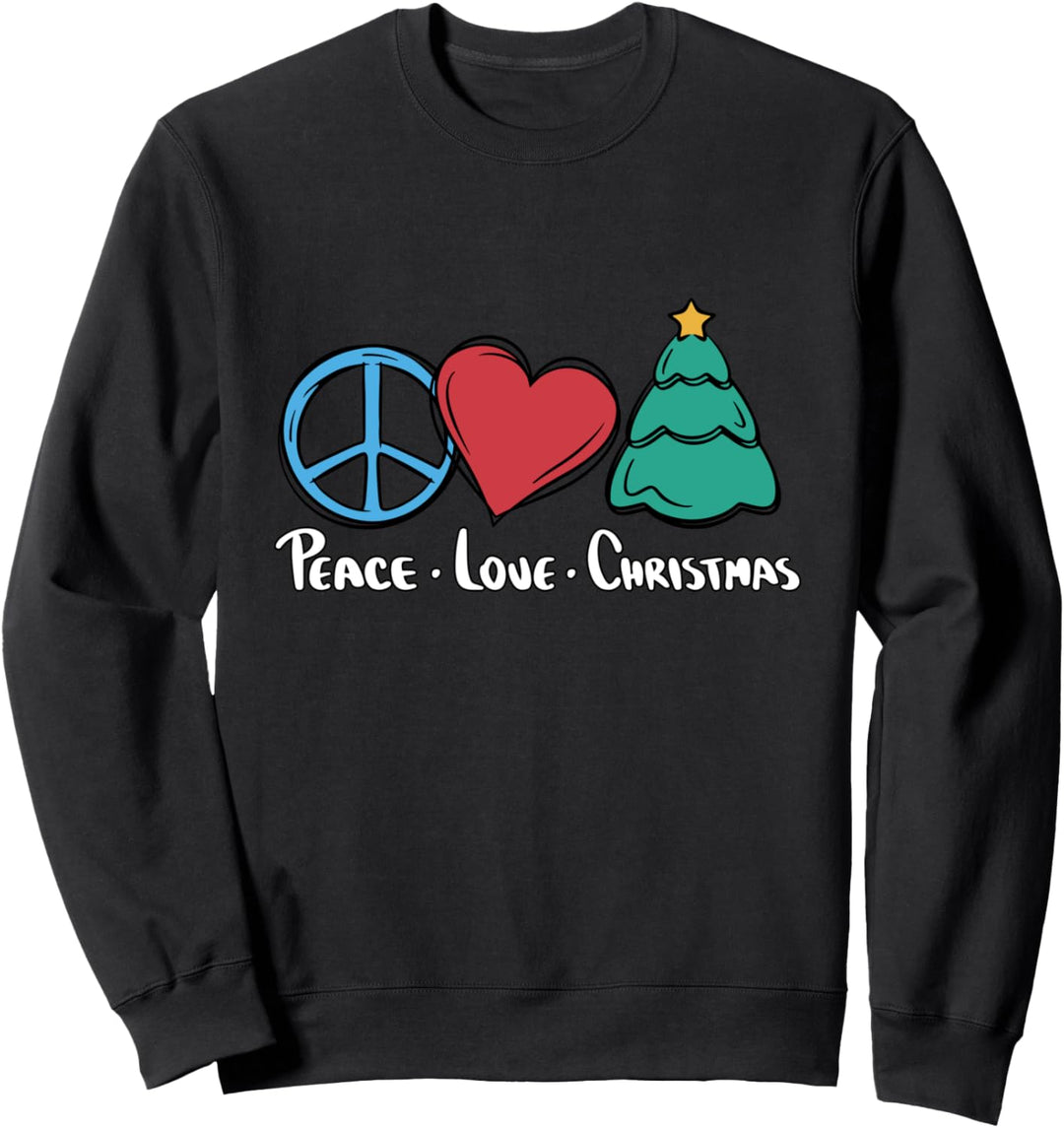 Peace Love Christmas Sweatshirt