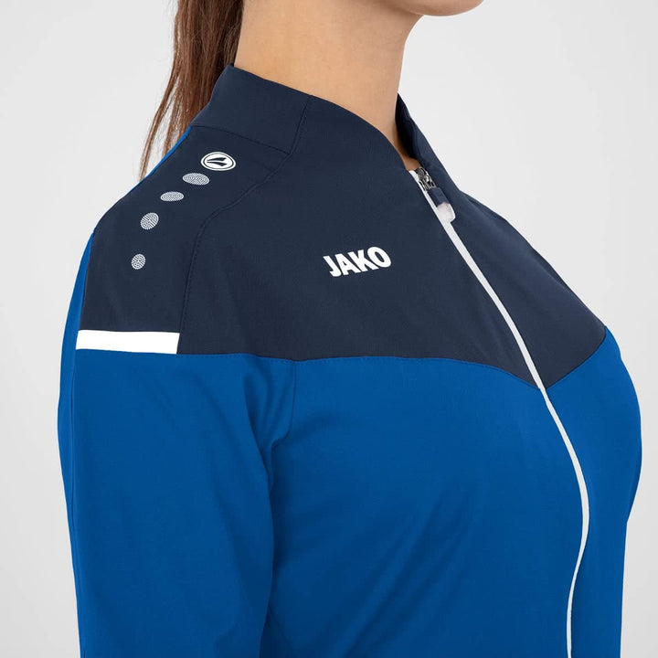 JAKO Champ 2.0 Präsentationsjacke Unisex 44 blaublauweiss, 44 blaublauweiss