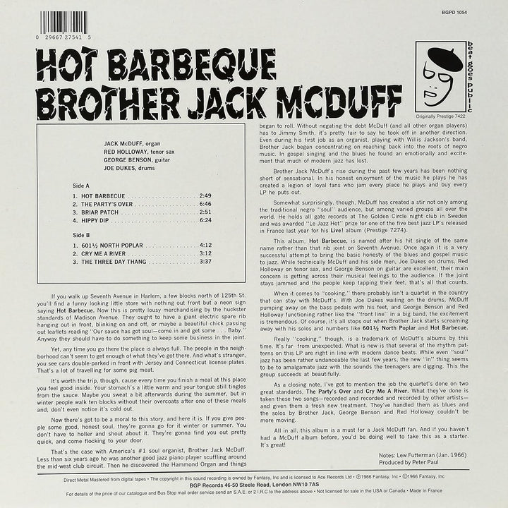 Hot Barbeque, Vinyl