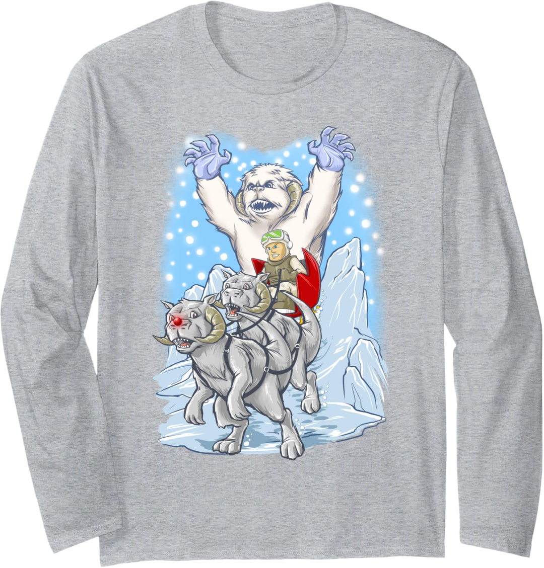 Star Wars Holiday Sledding Langarmshirt