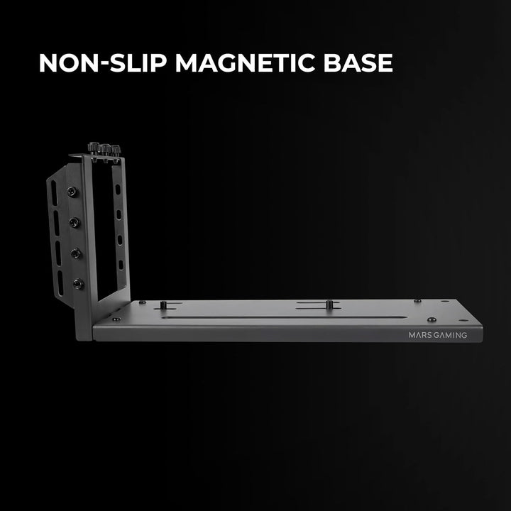 Mars Gaming MCA-GCV, Universeller Vertikaler GPU Halter, rutschfeste Magnetische Basis, Kompatibel m