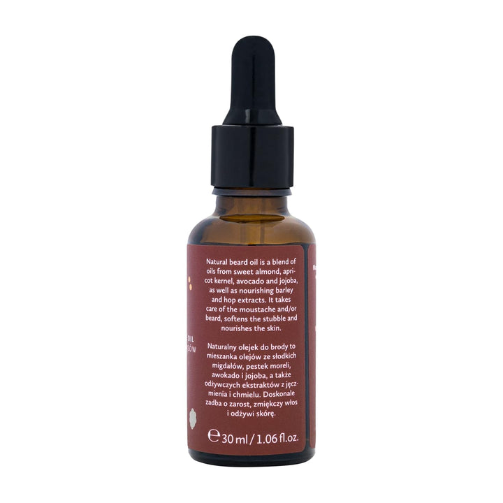 Hagi Whisky Barber Natural Beard & Moustache Oil, Conditioning Beard and Facial Skin, with Rice Oil,