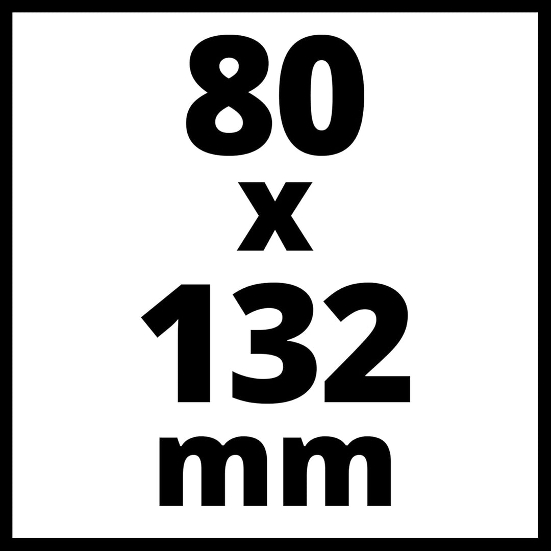 Original Einhell 12-tlg. Schleifpapier Set 132 x 80 mm (Schwingschleifer-Zubehör, 12x Schleifpapier,