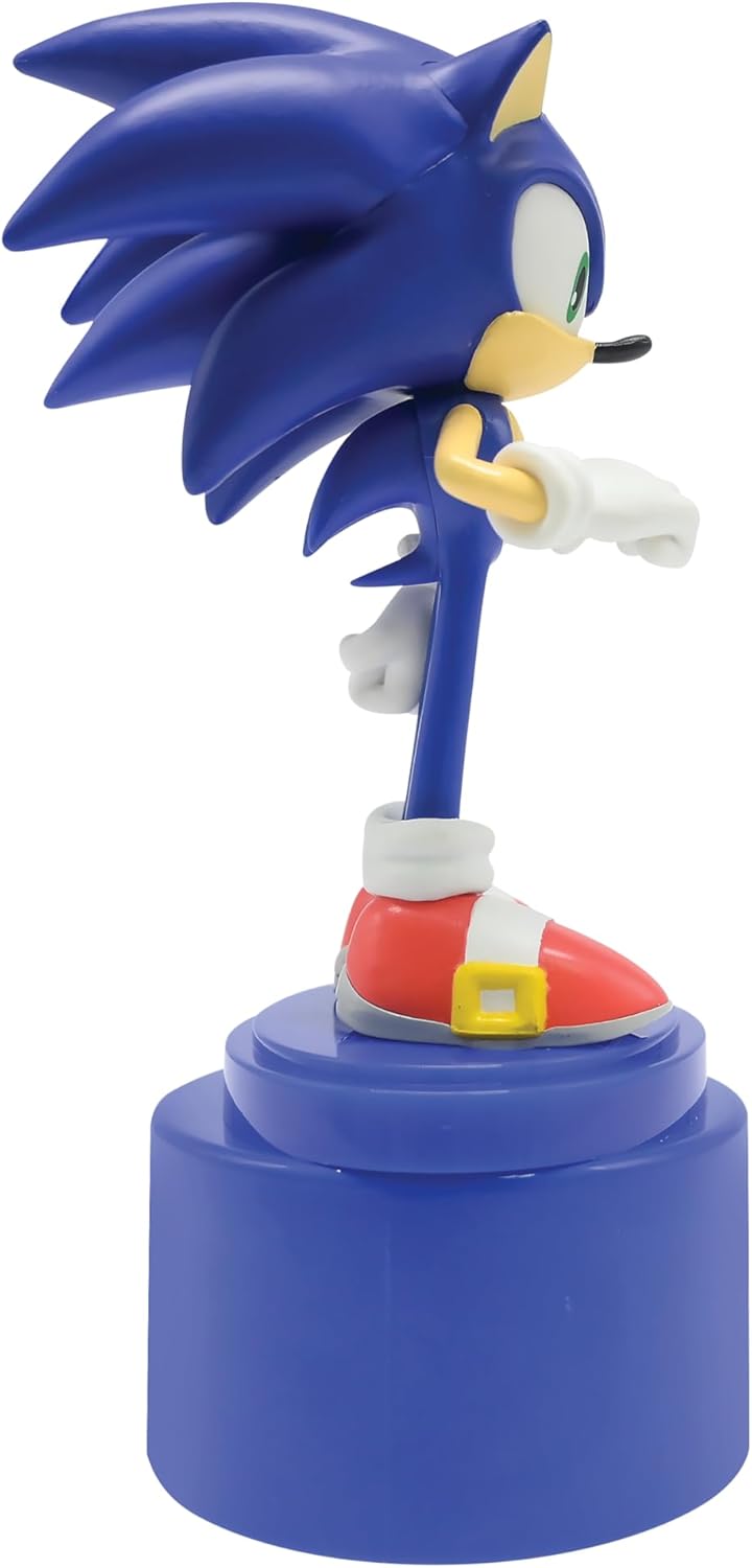 Lexibook, SEGA Sonic The Hedgehog, LED-Taschen-Nachtlicht für das Kinderzimmer, weiches Licht, batte
