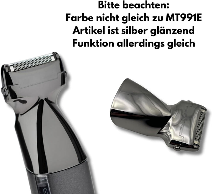 Folienrasierer kompatibel mit BaByliss MT996E MT991E Super-X Metal Multitrimmer für gründliche Rasur