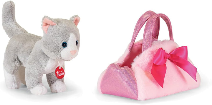 Trudi Katze Pink Fashion Bag Plüsch, Geschenkidee | 15x20x11zm Grösse XS | Fashion Pets | Modell 560