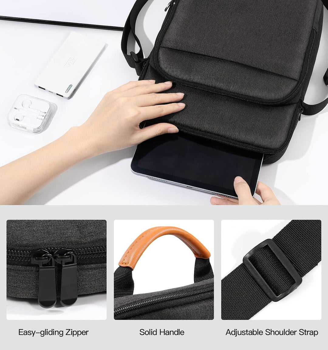 Dadanism 9-11 Zoll Tablet Tasche Hülle, Schultertasche für iPad 9./8./7. Gen 10,2, iPad Air 5/4 10,9