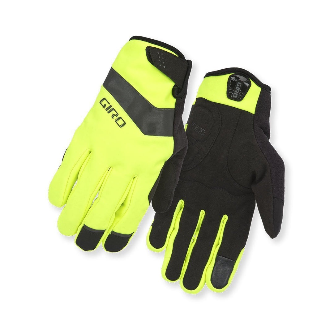 Giro Unisex – Erwachsene Wi Ambient Fahrradhandschuhe S highlight yellow/black, S highlight yellow/b