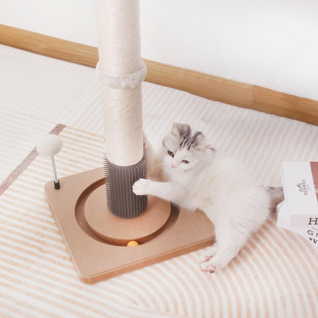 CanadianCat Company | Kratzstamm für Katzen - Lilly - interaktives Katzenspielzeug selbstbeschäftigu