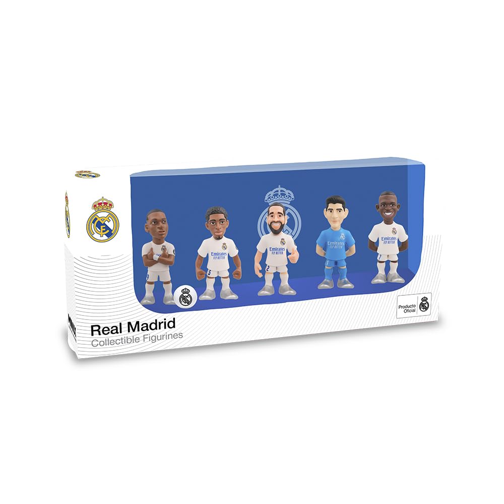 MINIX 5er-Pack Figuren 7 cm Real Madrid CF