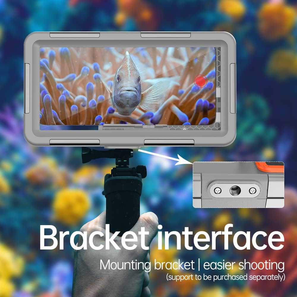 Unterwasser-Tauchgehäuse für iPhone, Samsung Galaxy, Huawei Xiaomi Redmi Smartphones, Professionelle