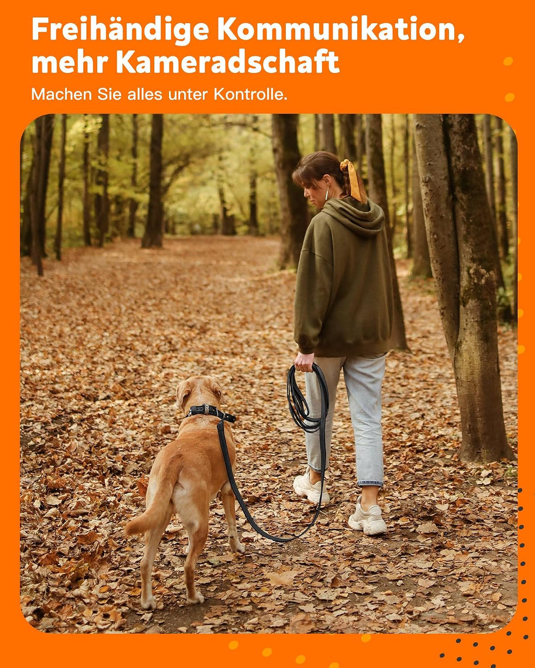 Toozey Schleppleine für Hunde 10m Gummierte Hundeleine für Kleine bis Grosse Hunde mit Handschlaufe