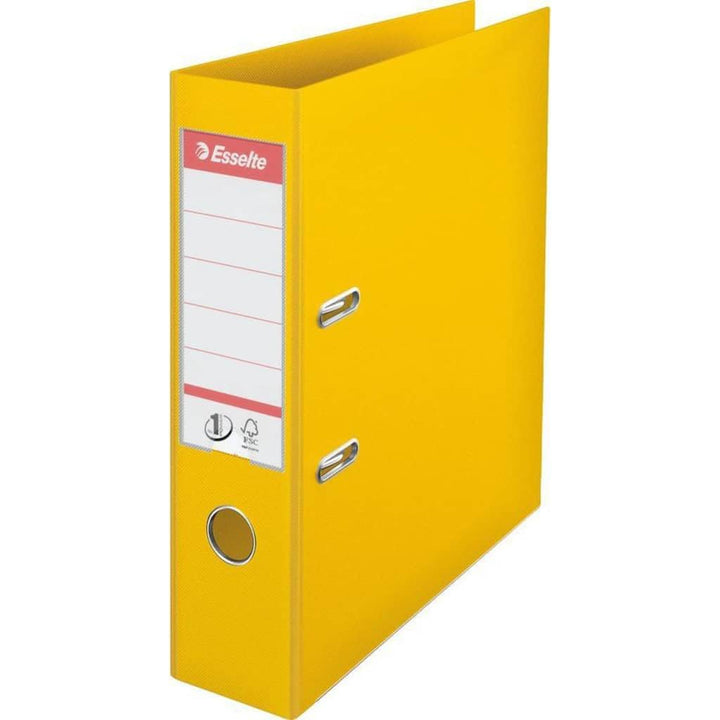Esselte 162510 5 Stück Aktenordner A4 75 mm gelb