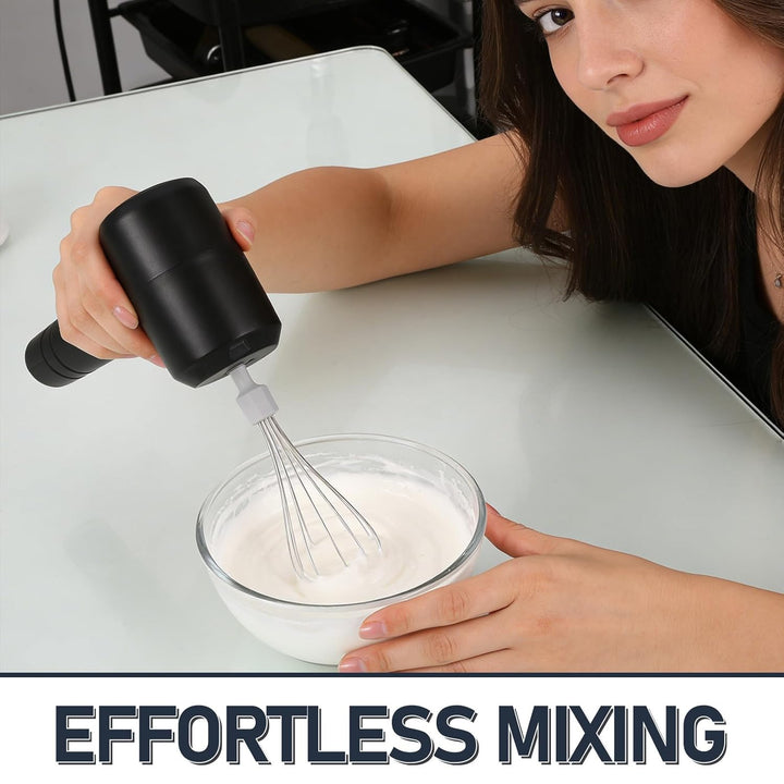 Happyyami Elektrischer Haarfärbemixer für den Salon: 20-W-Akku-Handmixer zum Haarefärben – Automatis