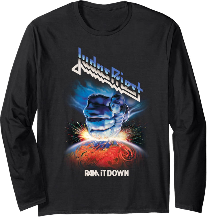 Judas Priest – Ram It down Logo Langarmshirt