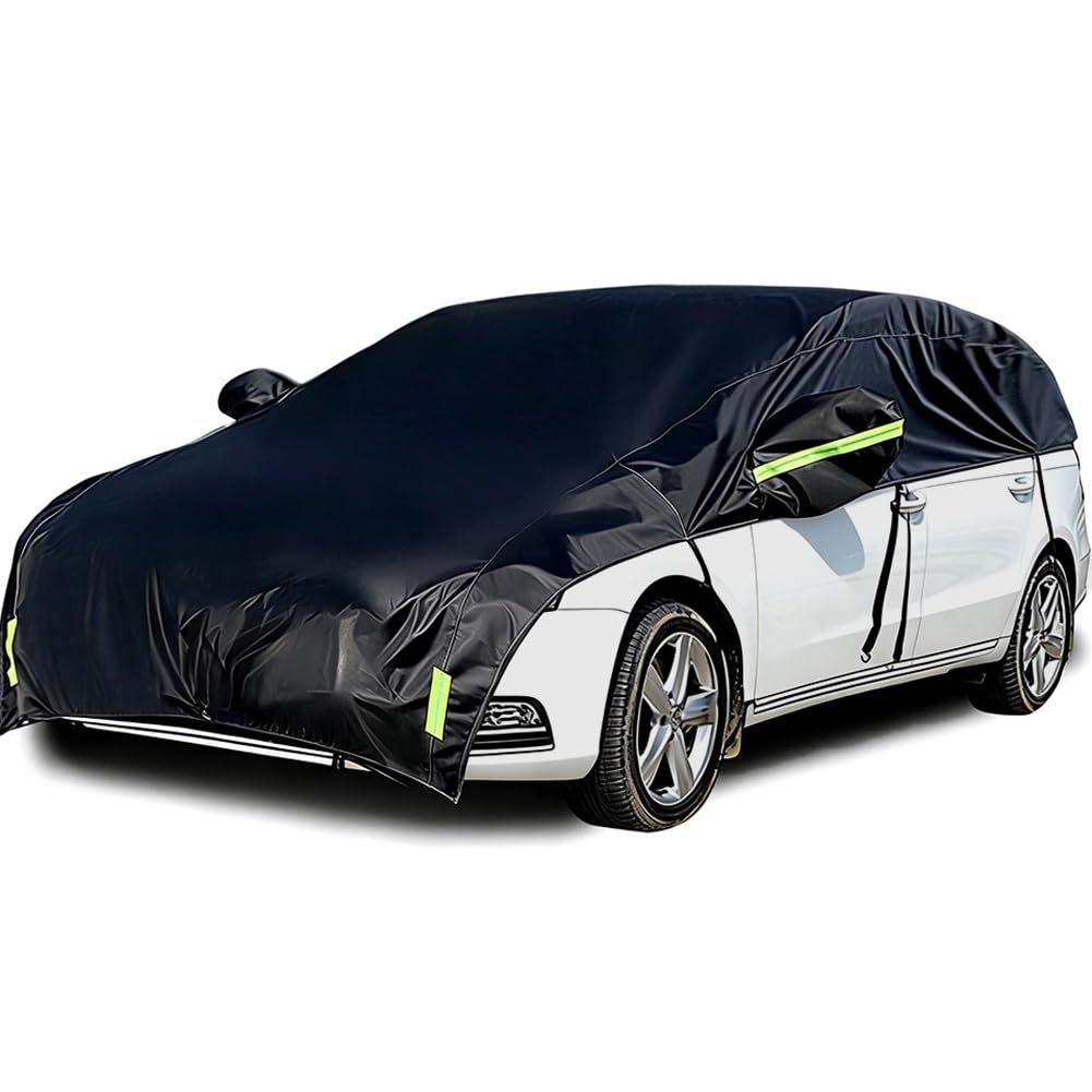 Halbgarage für Auto Windschutzscheibe Abdeckplane Winter Sommer Autoabdeckung wasserdicht Auto halbg