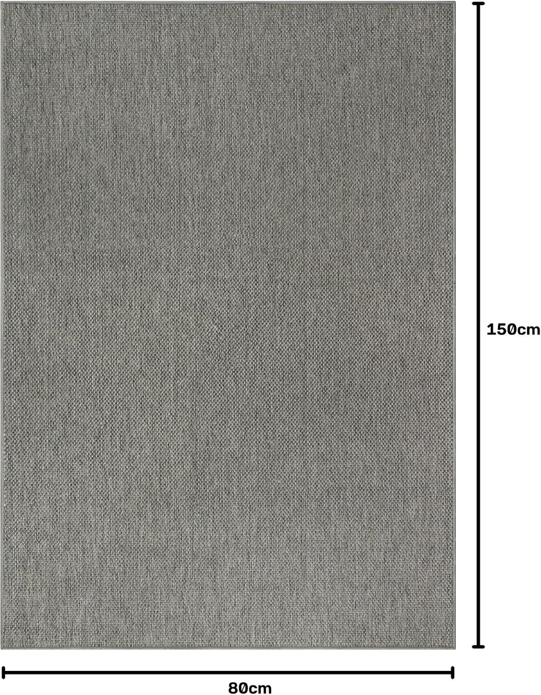 Mia´s Teppiche Malaga In- &amp; Outdoor Teppich Flachgewebe, Modisches Design, Schicke Farben, für Balko