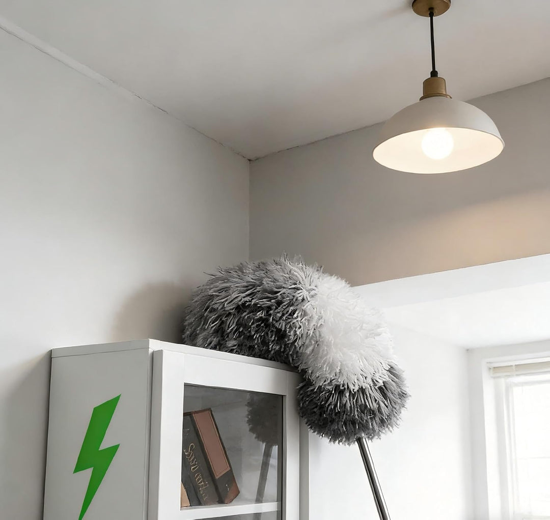 Staubwedel Teleskop Waschbar Mikrofaser Duster Lang Ausziehbar Bis 254cm | 3 Stück Staubwedel Lang A