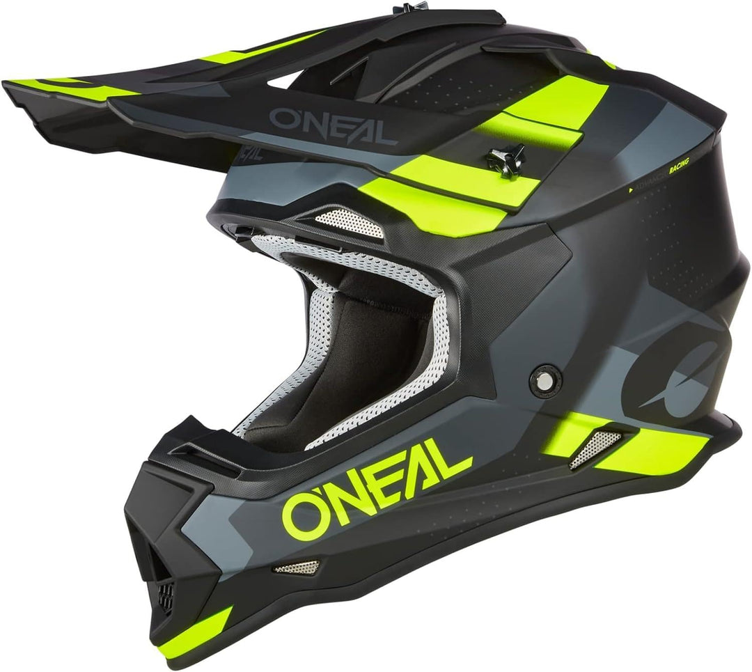 O'NEAL Unisex – Erwachsene 2srs Helmet Spyde V.23 Helm M Schwarz/Grau/Neongelb, M Schwarz/Grau/Neong
