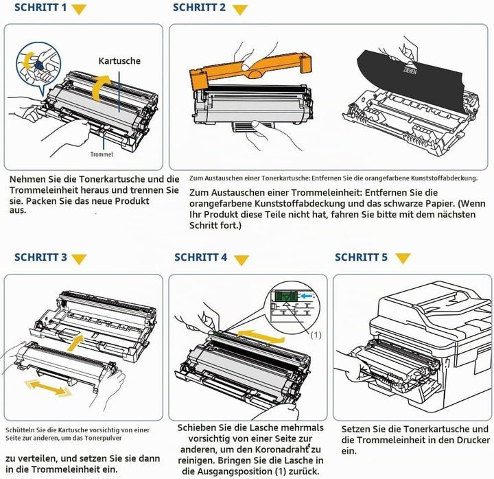 TN2510 XL TN-2510XL MFC-L2835DW Toner Kompatibel für Brother TN-2510 TN2510XL 2510 XL für HL-L2400DW