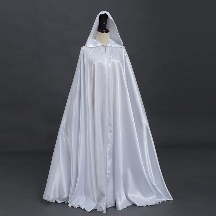 GRACEART Damen Cape Umhang Mit Kapuze Mittelalter Mantel Lang Halloween kostüm Für Hochzeit Braut Ab