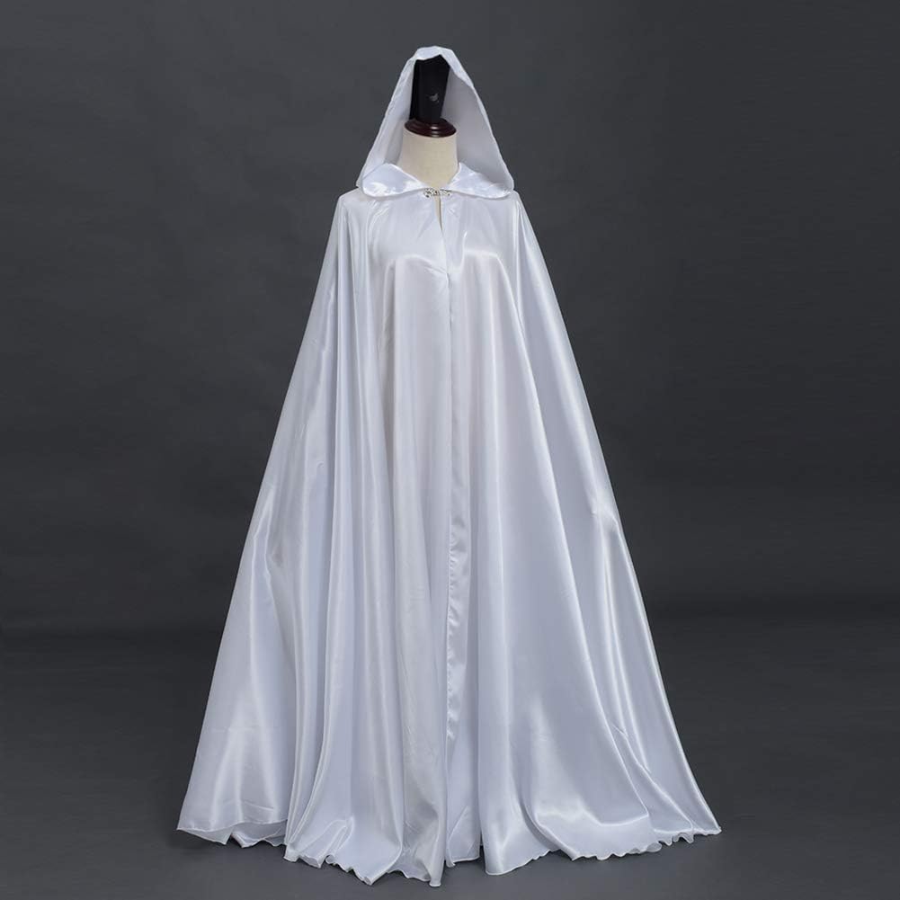 GRACEART Damen Cape Umhang Mit Kapuze Mittelalter Mantel Lang Halloween kostüm Für Hochzeit Braut Ab