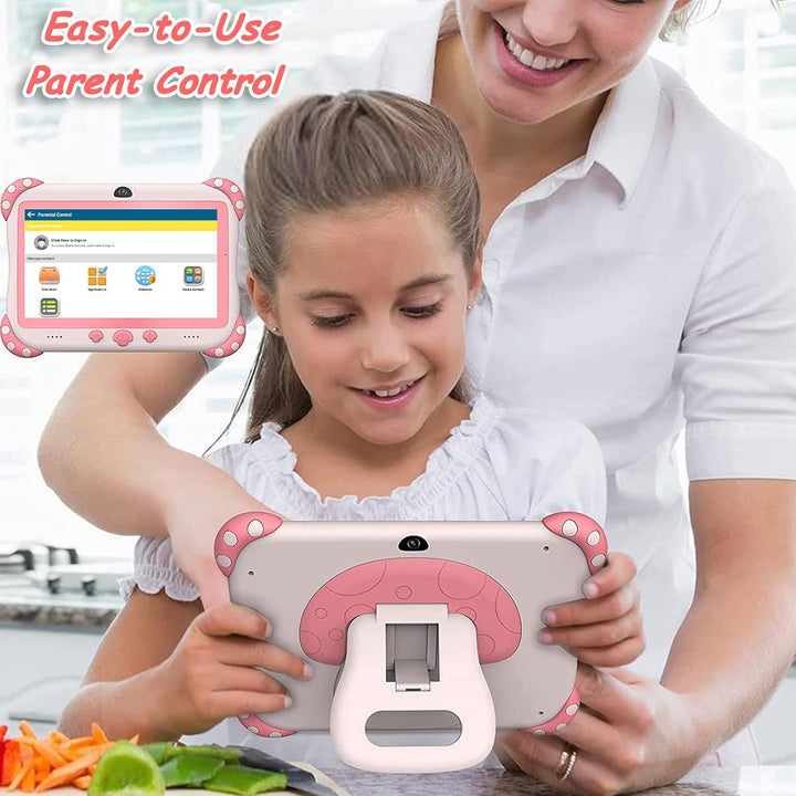 Kinder Tablet,7 Zoll Android 10 Kids Tablet,mit kindgerechte Hülle Tablets für Kinder, HD-Display,Wi