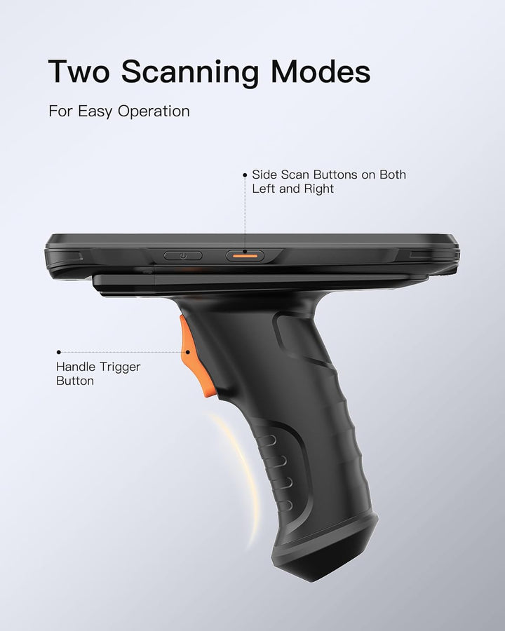 Inateck Android 12 Barcode Scanner PDA, 6" Full-Touchscreen, Mobiler Computer Handheld, 1D/2D/QR, Ze