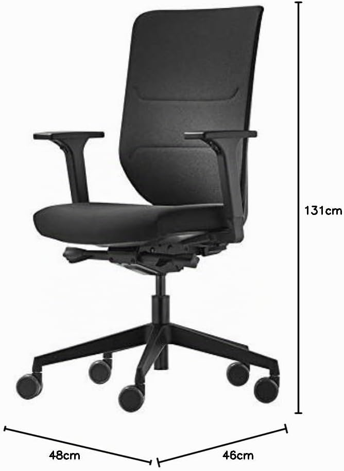 TREND OFFICE Trendoffice to-sync pro, ergonomischer Bürostuhl, mit Armlehnen, modernes Design, Homeo