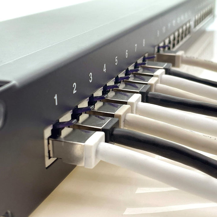 1aTTack.de - 50m - CAT6a Superflex- Ethernet Gigabit LAN Netwerkkabel RJ45 CAT6 A Patchkabel 10000 M