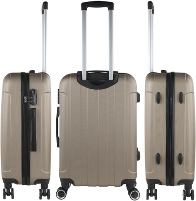 ITACA - Reisekoffer der Firma, Set mit 4 Rädern – Set Travel Cases ABS – Set Sturdy and Light Travel