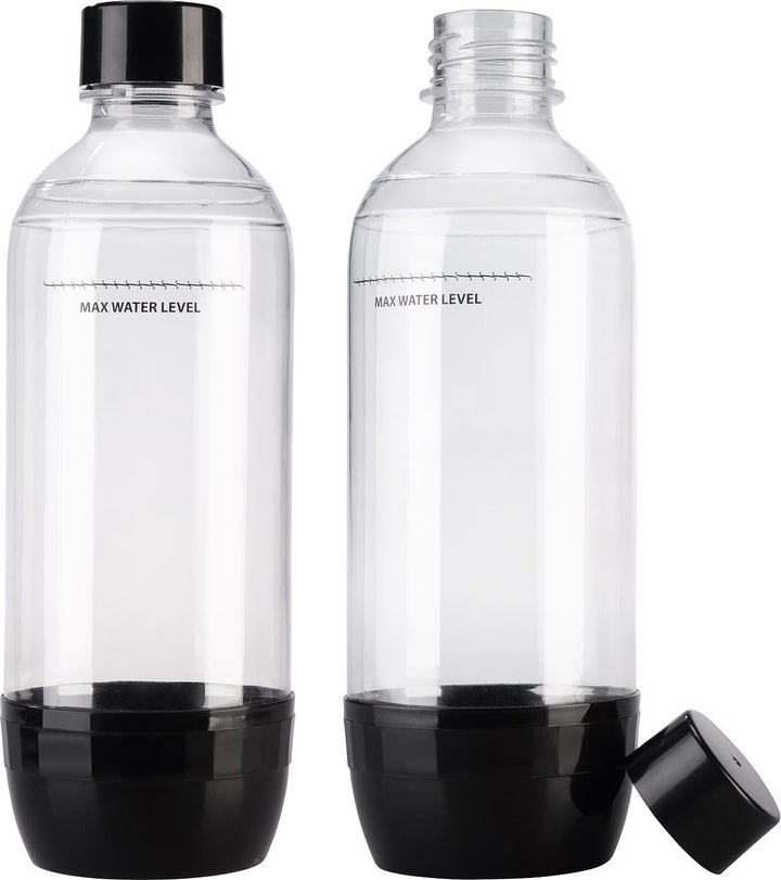 Rosenstein & Söhne kompakte Wassersprudler: Soda-Wassersprudler mit 5 1-Liter-Flaschen, Soda-Stream-