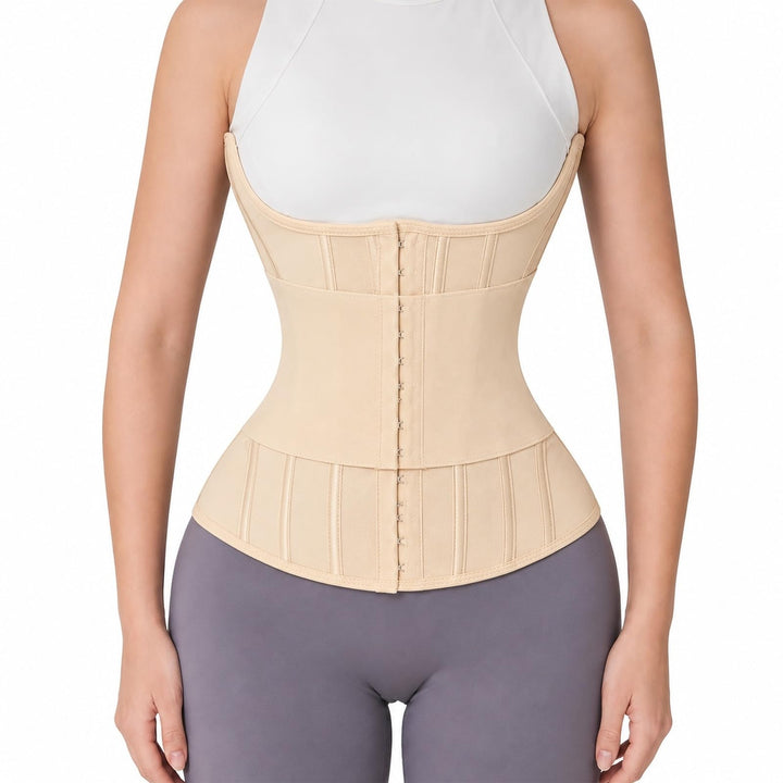 Korsett Damen Bauchweg, Verstellbarer Bauchweggürtel Damen, Doppellagiges Verschlusssystem Waist Tra