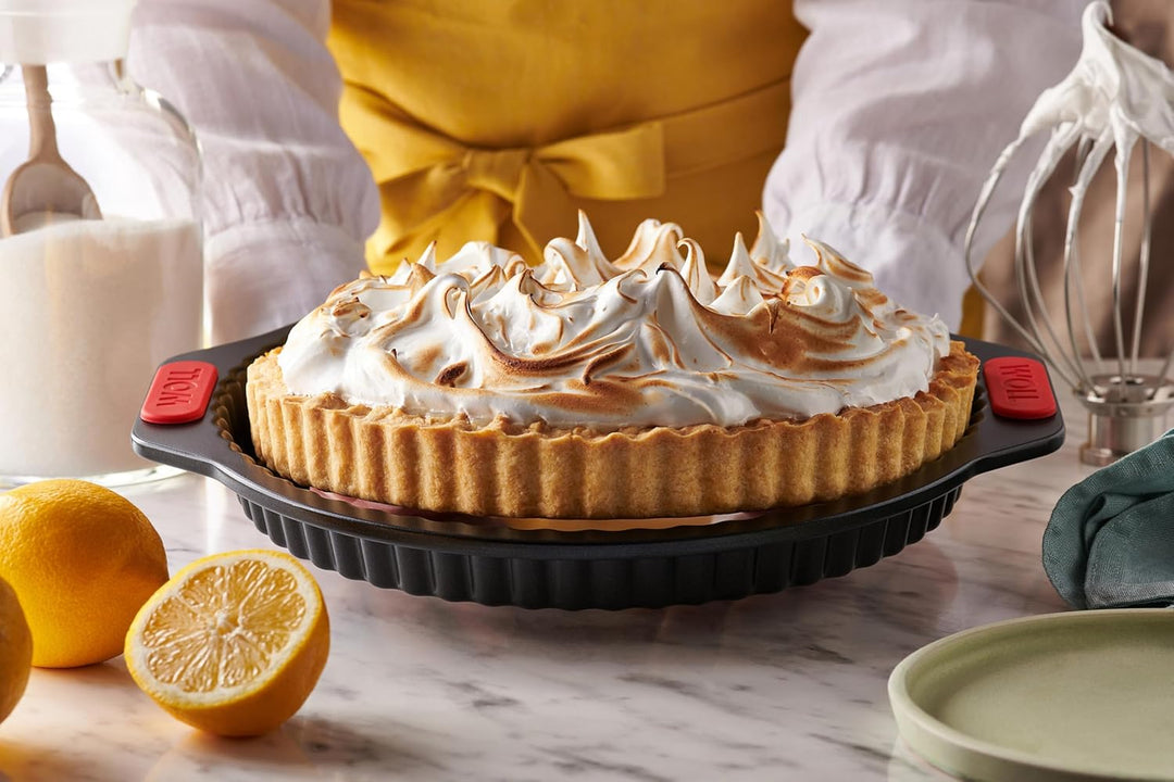 Woll Bakeware Quiche- und Tarteform Ø 26 cm, mit herausnehmbarem Boden und hitzebeständigen Silikong