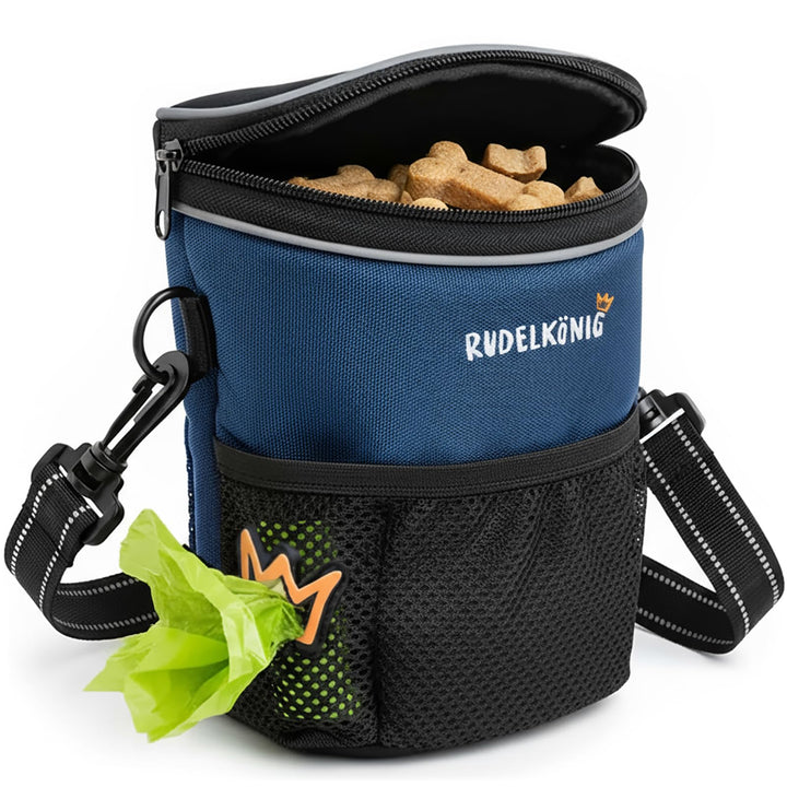 Rudelkönig Leckerlitasche für Hunde - Praktische Gassi Tasche Hund für das Hundetraining - Futtertas