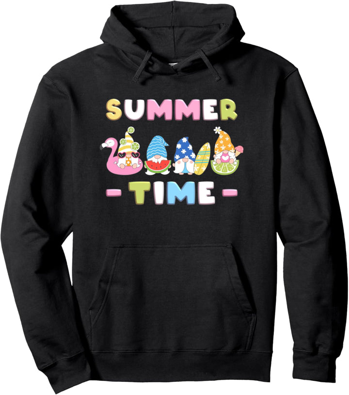 Sommer, Wichtel, Zwerge im Sommerurlaub, Summer Time Pullover Hoodie