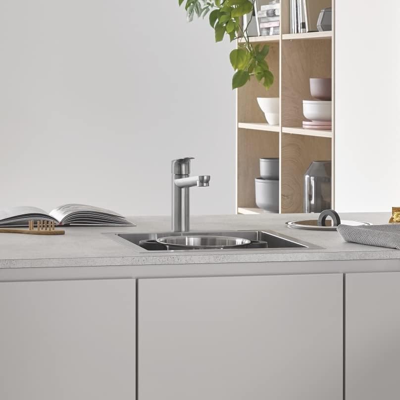 GROHE K700 | 1 Becken | Küchenspüle - Aufsatz- oder Unterputzmontage | inklusive: Ablaufgarnitur, Si
